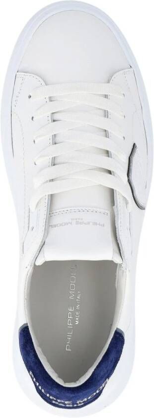 Philippe Model Lage Tempel Sneakers in Blauw