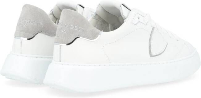 Philippe Model Lage Temple Sneakers voor Mannen White Heren