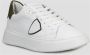 Philippe Model Lage Top Camo Leren Sneakers White Heren - Thumbnail 2