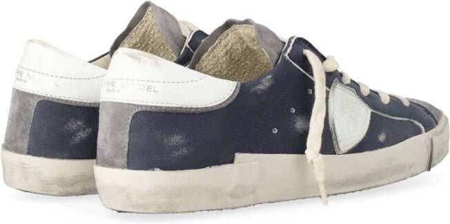 Philippe Model Lage Top Sneakers in Wit