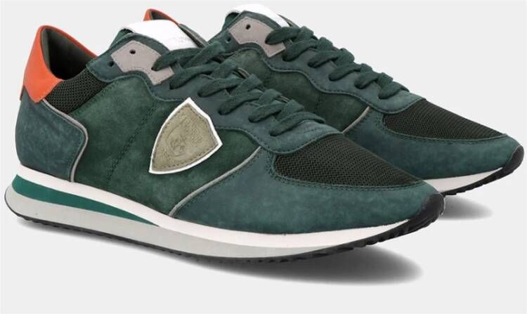 Philippe Model Lage Trpx Sneakers voor Heren Groen Heren