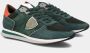 Philippe Model Lage Trpx Sneakers voor Heren Groen Heren - Thumbnail 2