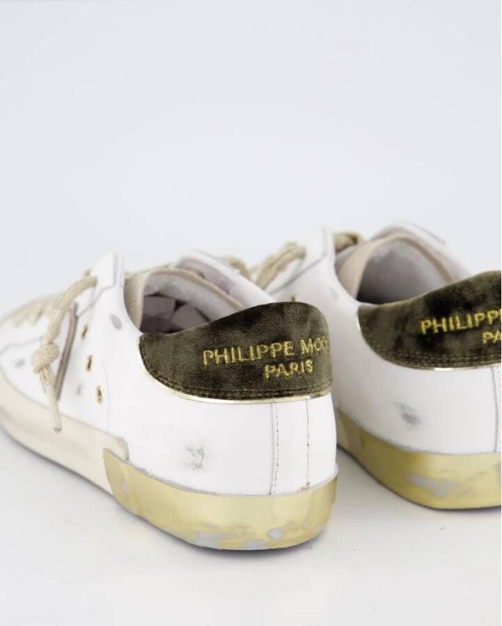 Philippe Model Lage Witte Sneaker voor Dames