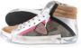 Philippe Model Stijlvolle Army Green High-Top Sneakers Multicolor Dames - Thumbnail 8