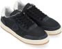 Philippe Model Zwarte leren sneakers met suède inzetstukken Black Heren - Thumbnail 10