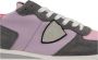 Philippe Model Leren Sneakers met Stoffen Inzet - Thumbnail 2