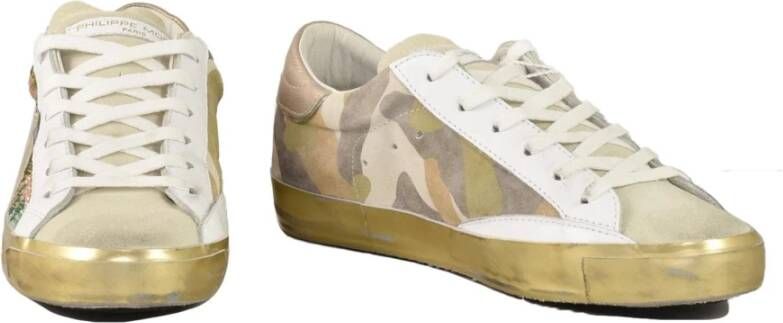 Philippe Model Leren Sneakers Multicolor Dames