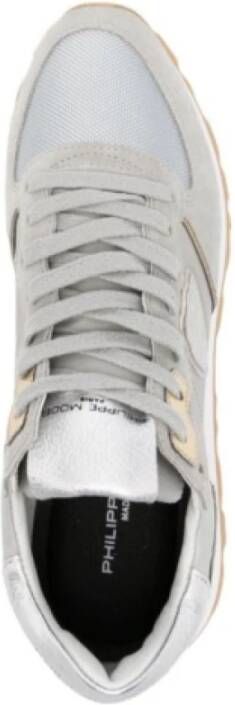 Philippe Model Leren Tropez Sneakers voor Vrouwen Gray Heren