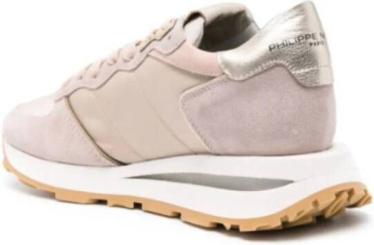 Philippe Model Leren Tropez Sneakers voor Vrouwen Pink Dames