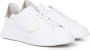 Philippe Model Witte Lage Sneakers met Bovenwerk van Kalfsleer White Heren - Thumbnail 11