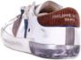 Philippe Model Witte Kalfsleren Lage Sneakers met Metalen Details White Heren - Thumbnail 3
