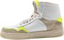 Philippe Model Lyon High Top Sneakers Geel Mix Multicolor Dames - Thumbnail 2