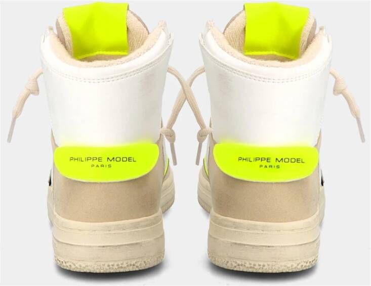Philippe Model Lyon Recycle Mixage Sneakers Beige Dames