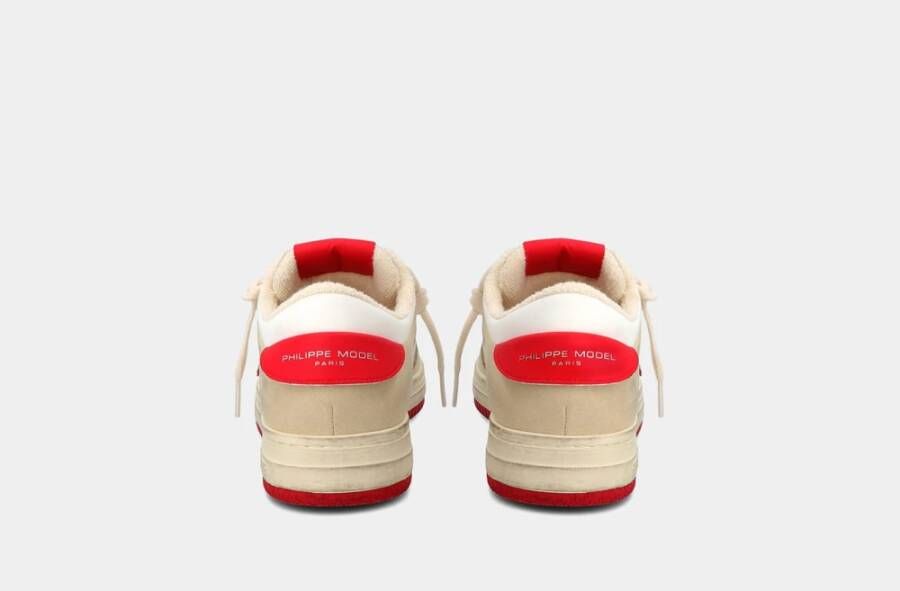 Philippe Model Lyon Recycle Mixage Sneakers Beige Heren