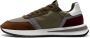 Philippe Model Heren Sneakers Paris Tylu W017 Groen Bruin Groen Heren - Thumbnail 6