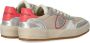 Philippe Model Metallic Koraal Lage Sneaker Multicolor Dames - Thumbnail 5