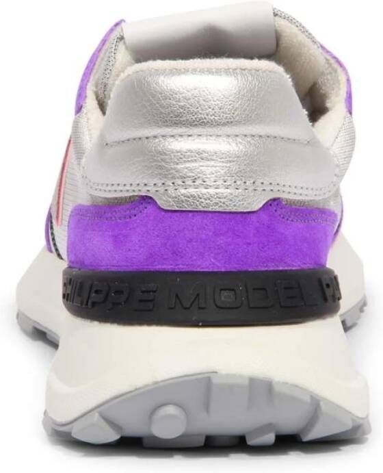 Philippe Model Metallic Low Top Sneakers Antibes