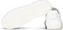 Philippe Model Witte Sneakers met Logo Patch en Contrasterende Hiel White - Thumbnail 3