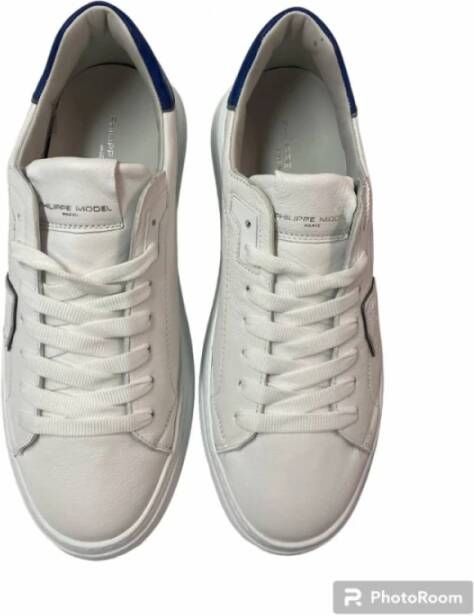 Philippe Model Blauw Wit Mix Sneakers White Heren