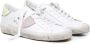 Philippe Model Prsx Witte Sneakers met Verouderd en Slangeneffect White Dames - Thumbnail 10