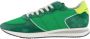 Philippe Model Neon Groene Suède Sneakers met Gele Spoiler Green Heren - Thumbnail 2