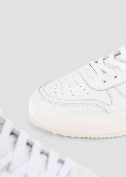 Philippe Model Nice LOW Witte Leren Sneakers White Heren