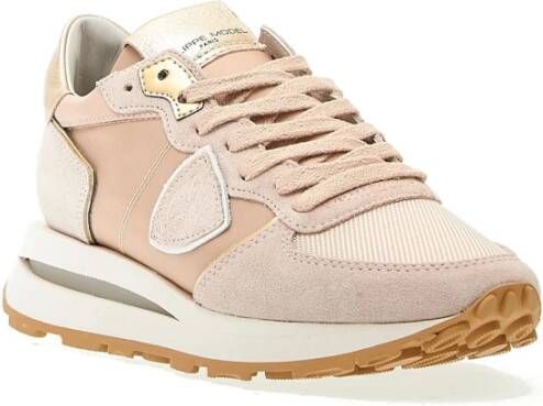 Philippe Model Nude Suede Tropez Sneakers Pink Dames