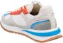 Philippe Model Olympique Leren Sneakers Wit Grijs Oranje Multicolor Heren - Thumbnail 3