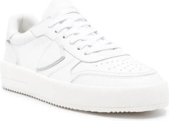 Philippe Model Optisch Witte Leren Sneakers White Dames