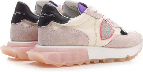 Philippe Model Panel Sneakers Beige Dames