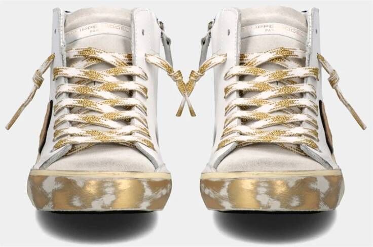 Philippe Model Paris Hoge Dames Sneakers Wit Dames