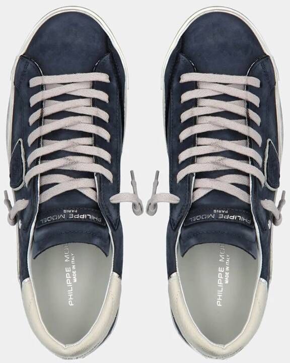 Philippe Model Paris Lage Herensneakers Blauw Heren