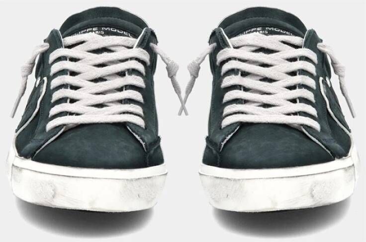 Philippe Model Paris Low Herensneakers Groen Heren