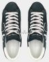 Philippe Model Paris X Leren Sneakers in Zwart Gebruikt Effect Black Heren - Thumbnail 9