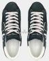 Philippe Model Paris X Leren Sneakers in Zwart Gebruikt Effect Black Heren - Thumbnail 9