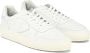 Philippe Model Witte Sneakers met Logo Patch en Contrasterende Hiel White - Thumbnail 55