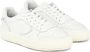 Philippe Model Witte Sneakers met Logo Patch en Contrasterende Hiel White - Thumbnail 87