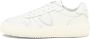Philippe Model Witte Sneakers met Logo Patch en Contrasterende Hiel White Dames - Thumbnail 31