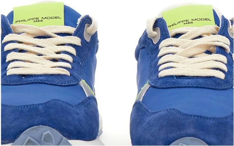 Philippe Model Paris Sneakers voor Moderne Stijl Blue Heren