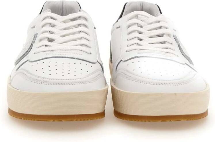 Philippe Model Paris Sneakers in Wit en Zwart White Heren