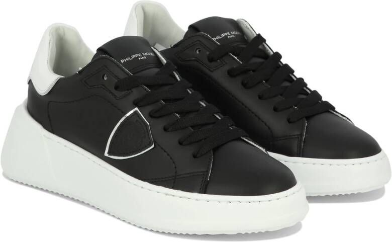 Philippe Model Paris Tres Temple Sneakers Black Dames