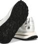 Philippe Model Zilveren leren lage sneakers met panelen Grijs Dames - Thumbnail 15