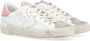 Philippe Model Coole Leren Sneakers Antraciet Wit Multicolor Dames - Thumbnail 7