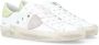 Philippe Model Paris X Leren Sneaker in Wit Geel en Roze White Dames - Thumbnail 2