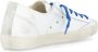 Philippe Model Paris X Leren Sneaker in Wit Zwart en Blauw White Heren - Thumbnail 5