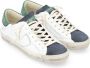 Philippe Model Paris X Sneaker in wit groen en blauw leer White Heren - Thumbnail 3