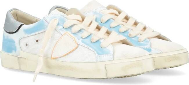 Philippe Model Paris X Wit en Blauw Sneaker voor Heren White Heren