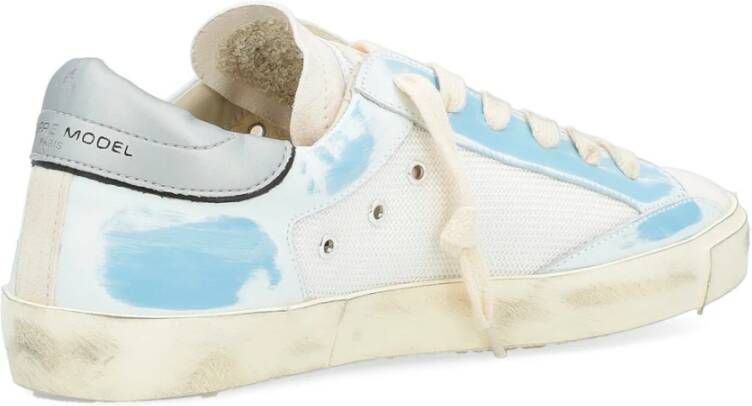 Philippe Model Paris X Wit en Blauw Sneaker voor Heren White Heren