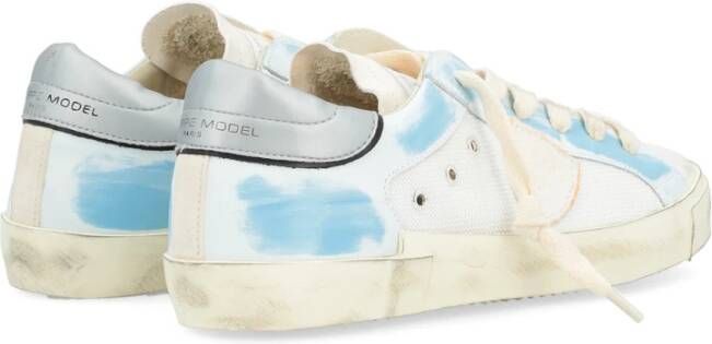 Philippe Model Paris X Wit en Blauw Sneaker voor Heren White Heren