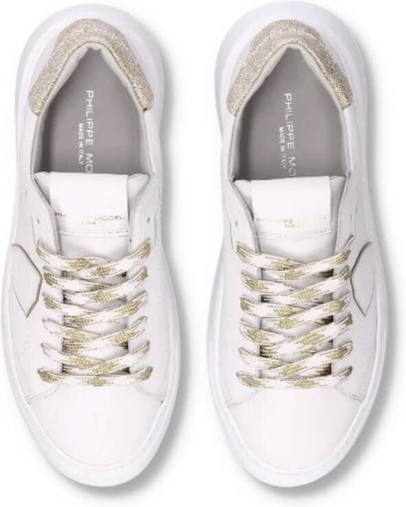 Philippe Model Polyester Sneakers met Leer en Stof